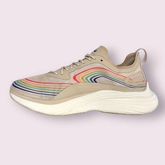 APL Women's Streamline Running Shoes Size 10.5 In Alabaster/Peacock /Multi - Picture 15 of 16